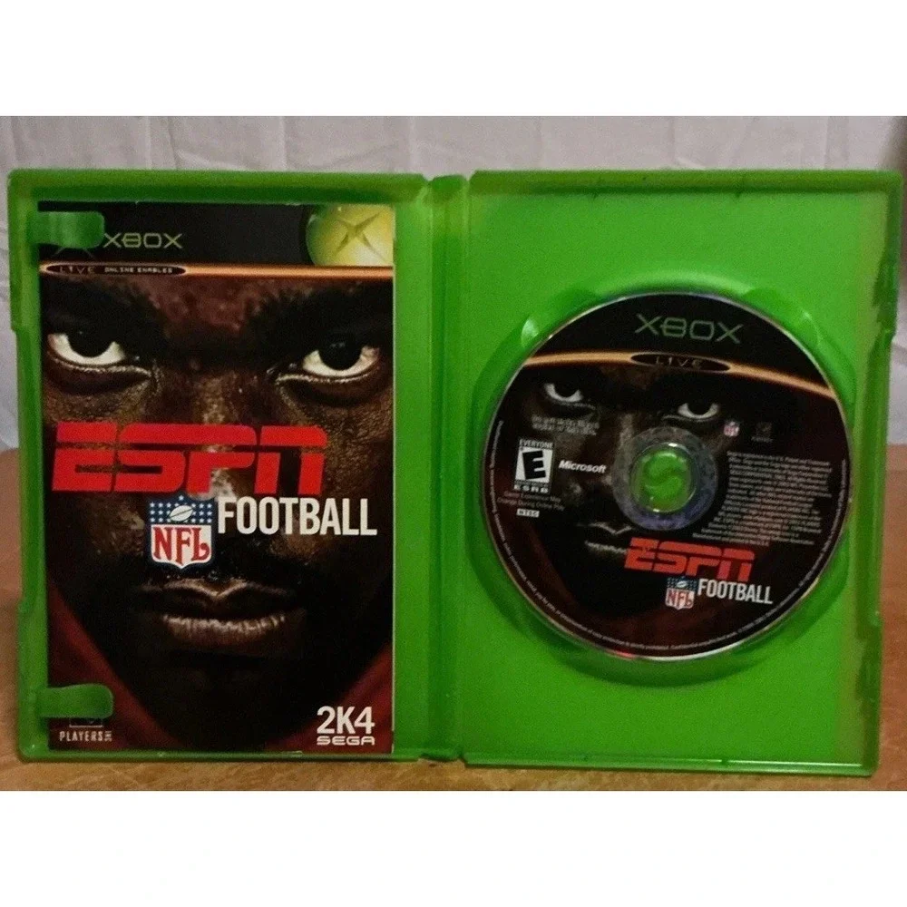 ESPN NFL Football Original XBOX 2K4 SEGA Sports 2003 Game Instruction Booklet